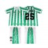 Camisola Real Betis FINIDI 25 1996 1997 Retro Criança Equipamento Primeiro Manga Curta